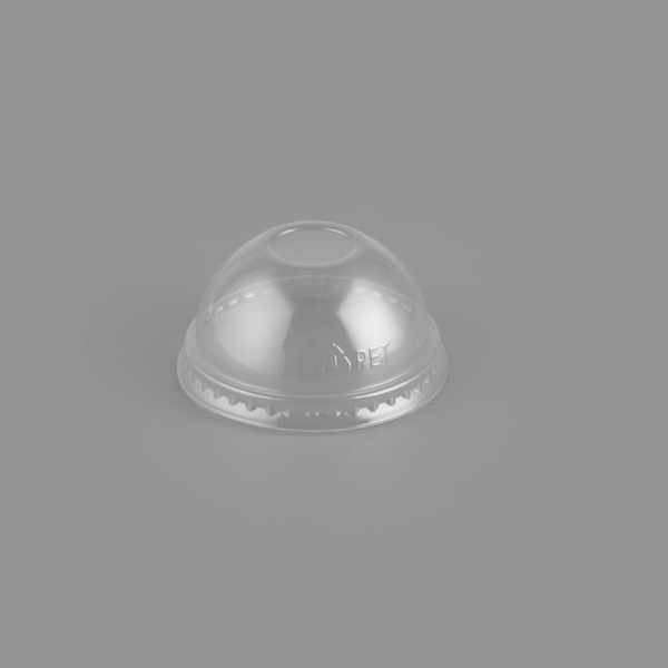 Coppetta Round Clear Plastic To Go Cup Dome Lid - Fits 3 oz - 50 count box