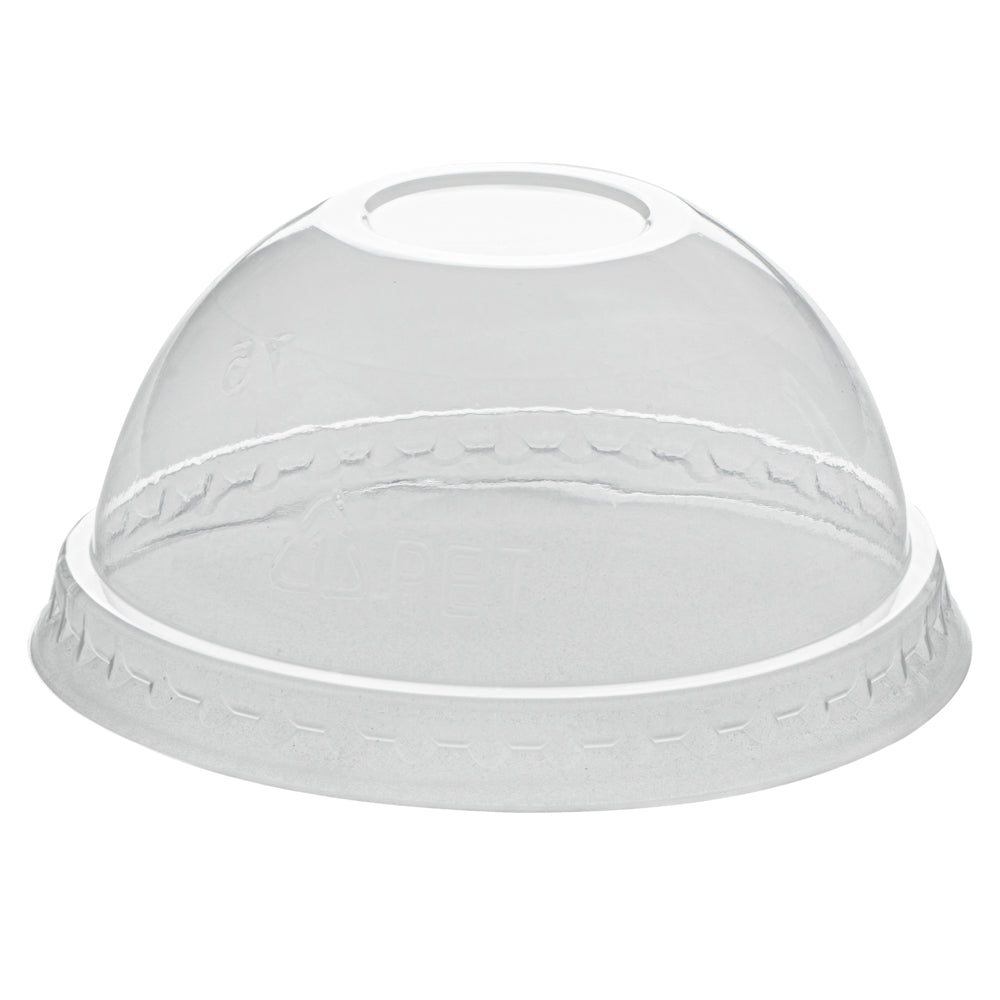 Coppetta Round Clear Plastic To Go Cup Dome Lid - Fits 3 oz - 50 count box