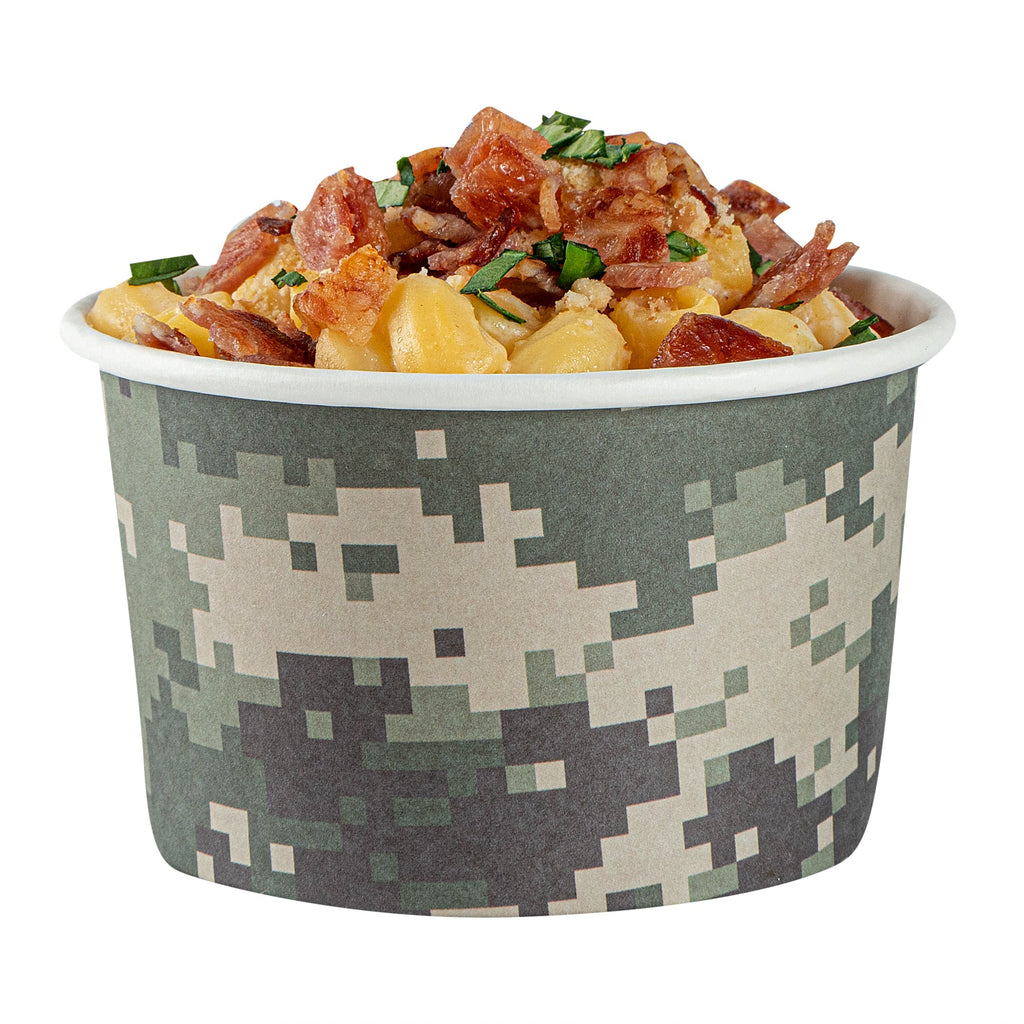 Coppetta 5 oz Round Camouflage Paper To Go Cup - 3" x 3" x 2 1/2" - 50 count box