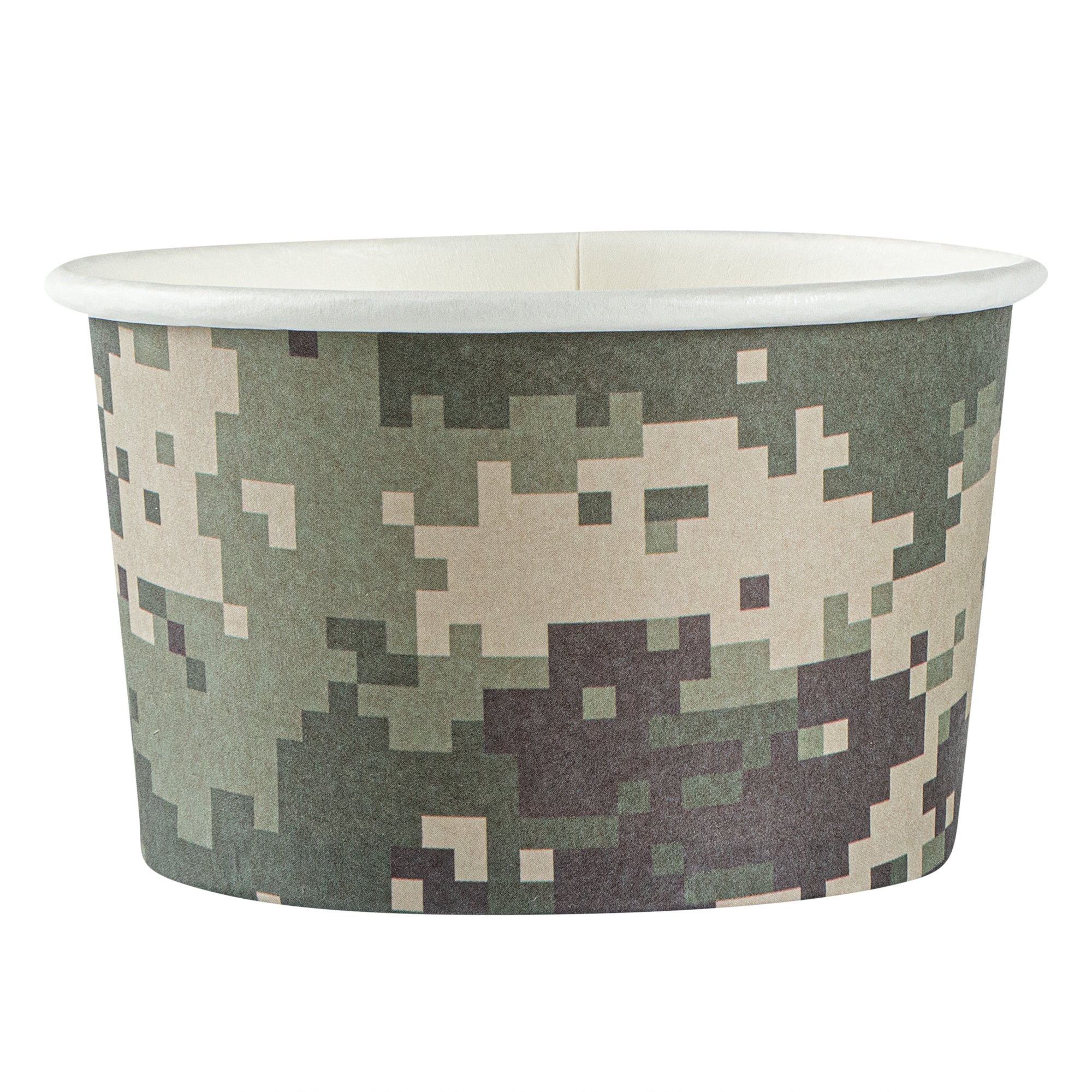 Coppetta 5 oz Round Camouflage Paper To Go Cup - 3" x 3" x 2 1/2" - 50 count box