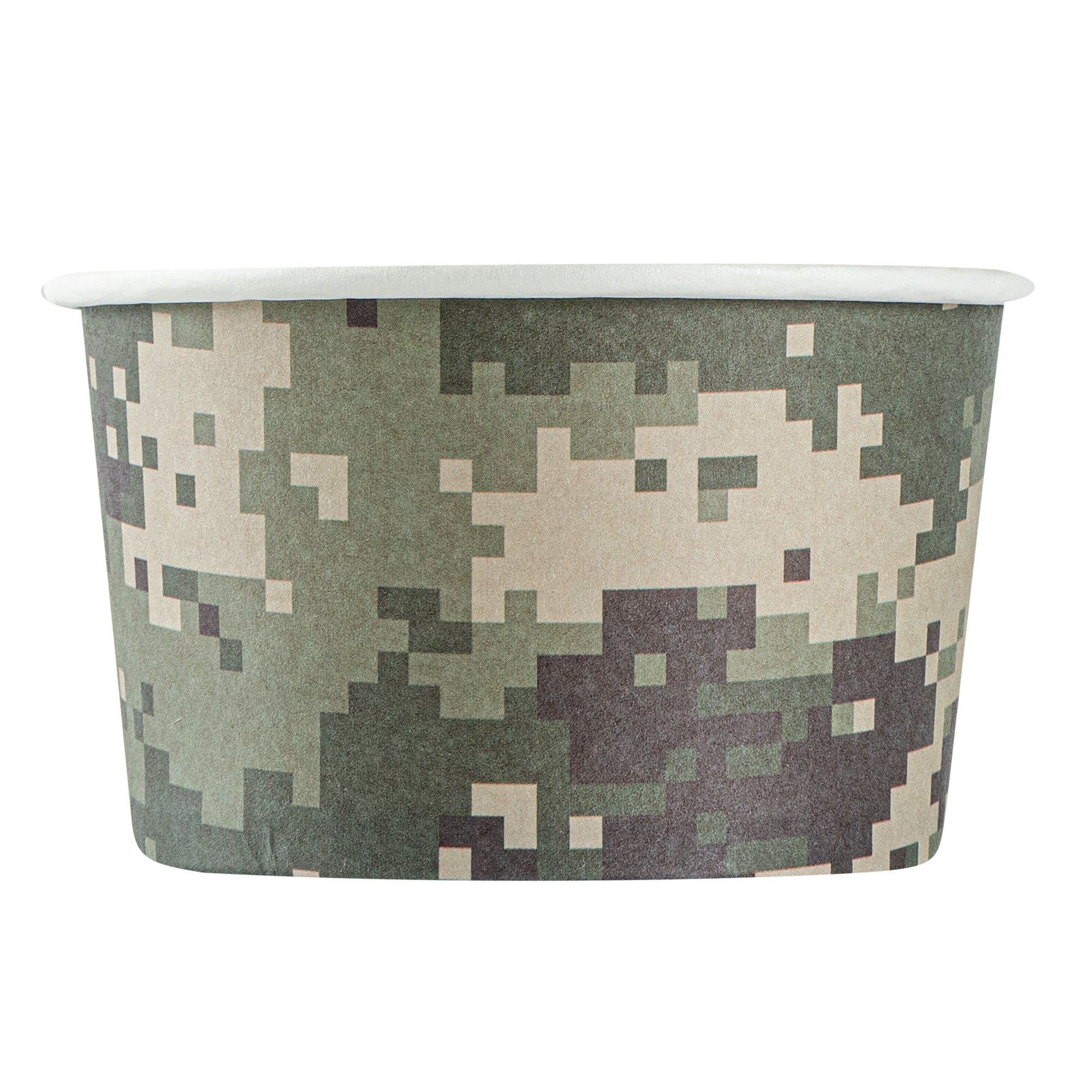 Coppetta 5 oz Round Camouflage Paper To Go Cup - 3" x 3" x 2 1/2" - 50 count box