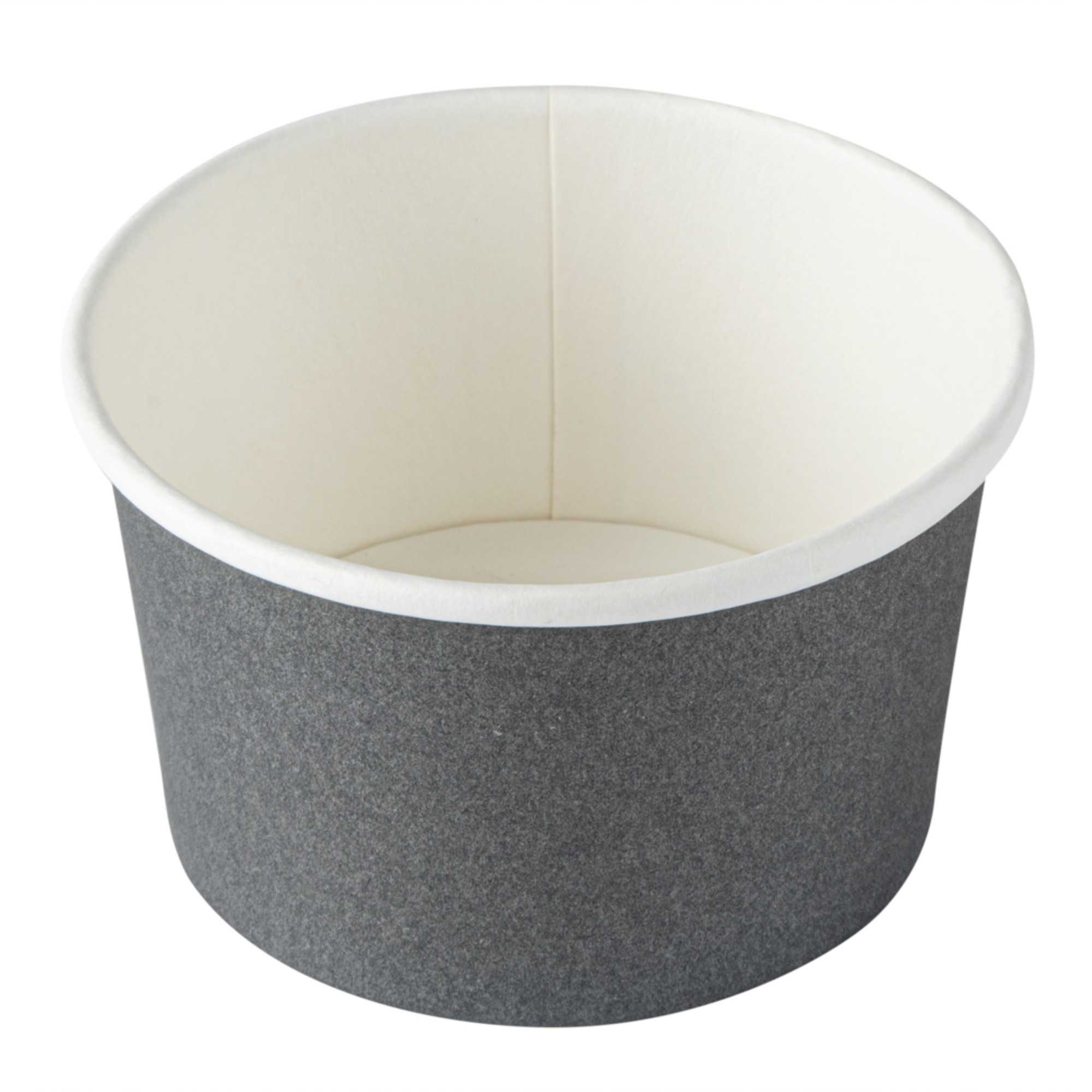 Coppetta 5 oz Round Gray Paper To Go Cup - 3 1/4" x 3 1/4" x 2" - 200 count box