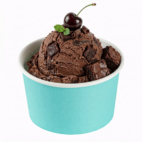 Coppetta 5 oz Round Turquoise Paper To Go Cup - 3 1/4" x 3 1/4" x 2" - 200 count box