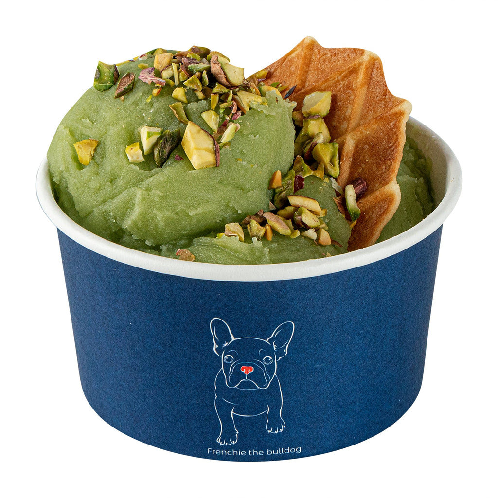 Coppetta 8 oz Round Frenchie Paper To Go Cup - 3 3/4" x 3 3/4" x 2 1/4" - 200 count box