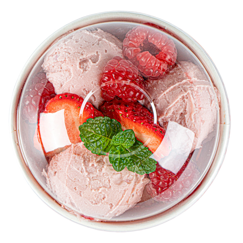 Coppetta Round Clear Plastic To Go Cup Dome Lid - Fits 8 oz - 50 count box