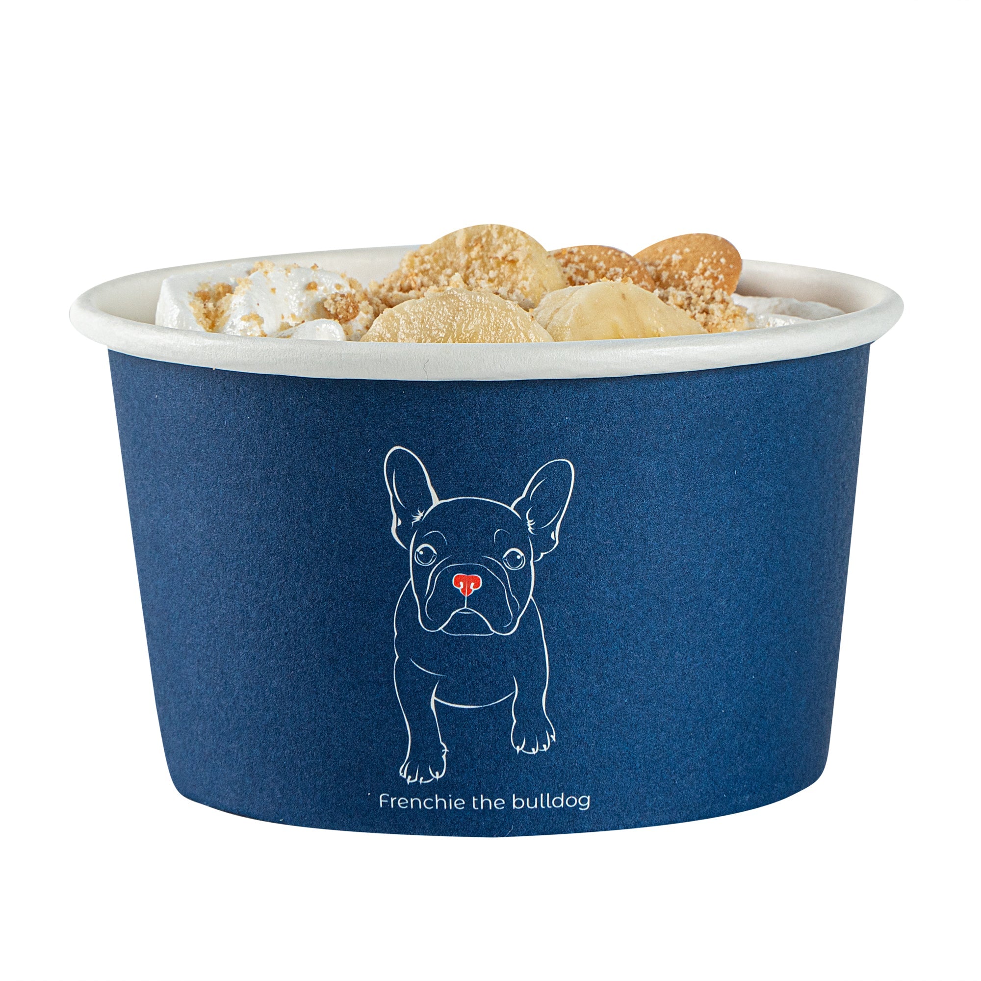 Coppetta 12 oz Round Frenchie Paper To Go Cup - 4" x 4" x 2 1/4" - 50 count box