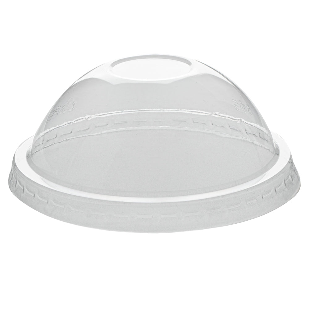 Coppetta Round Clear Plastic To Go Cup Dome Lid - Fits 12 oz - 200 count box