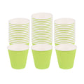 Restpresso 8 oz Eco Green Paper Coffee Cup - Ripple Wall - 3 1/2" x 3 1/2" x 3 1/4" - 25 count box