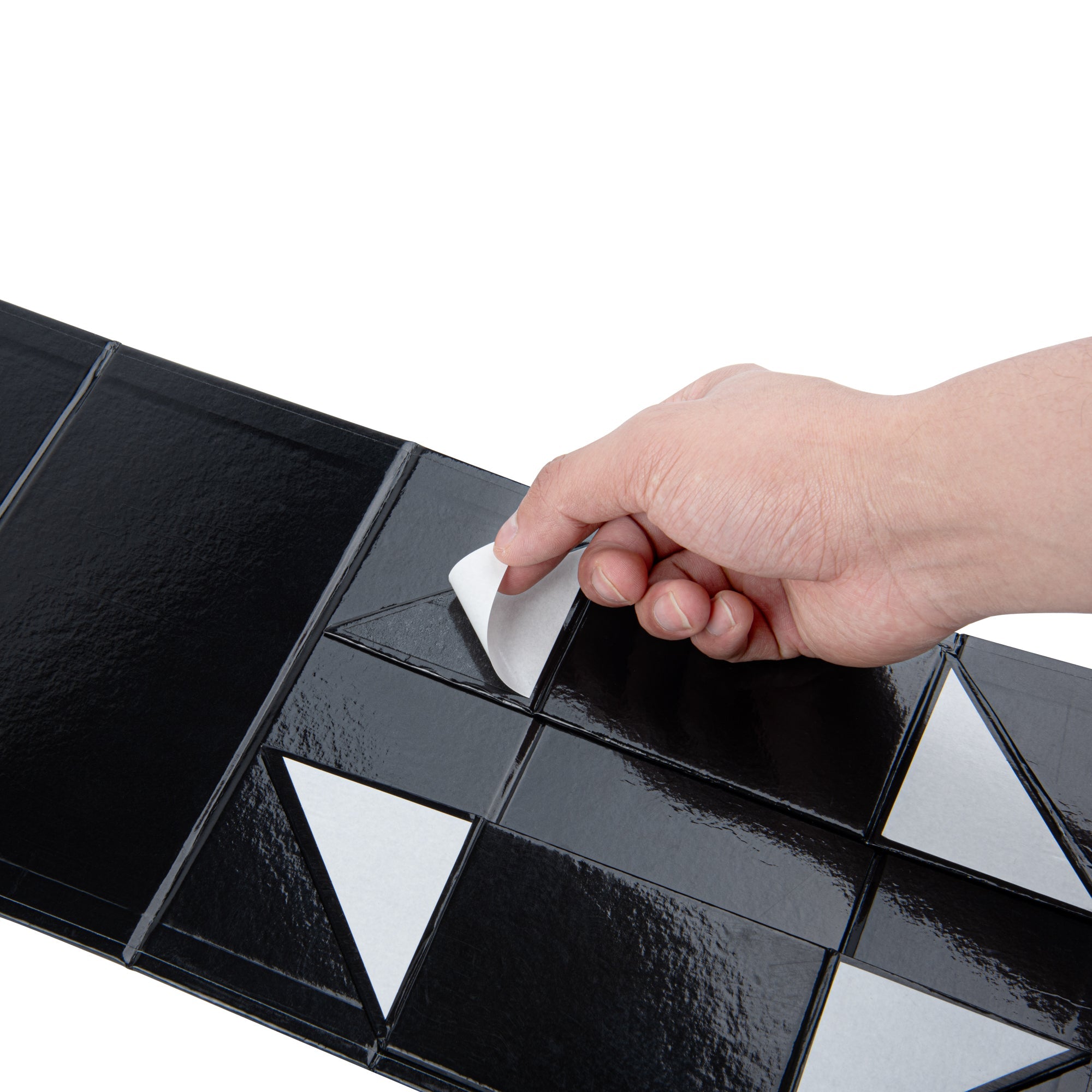 Cater Tek Rectangle Black Paper Small Tic Tac Box - Magnetic - 7" x 4" x 2 3/4" - 10 count box