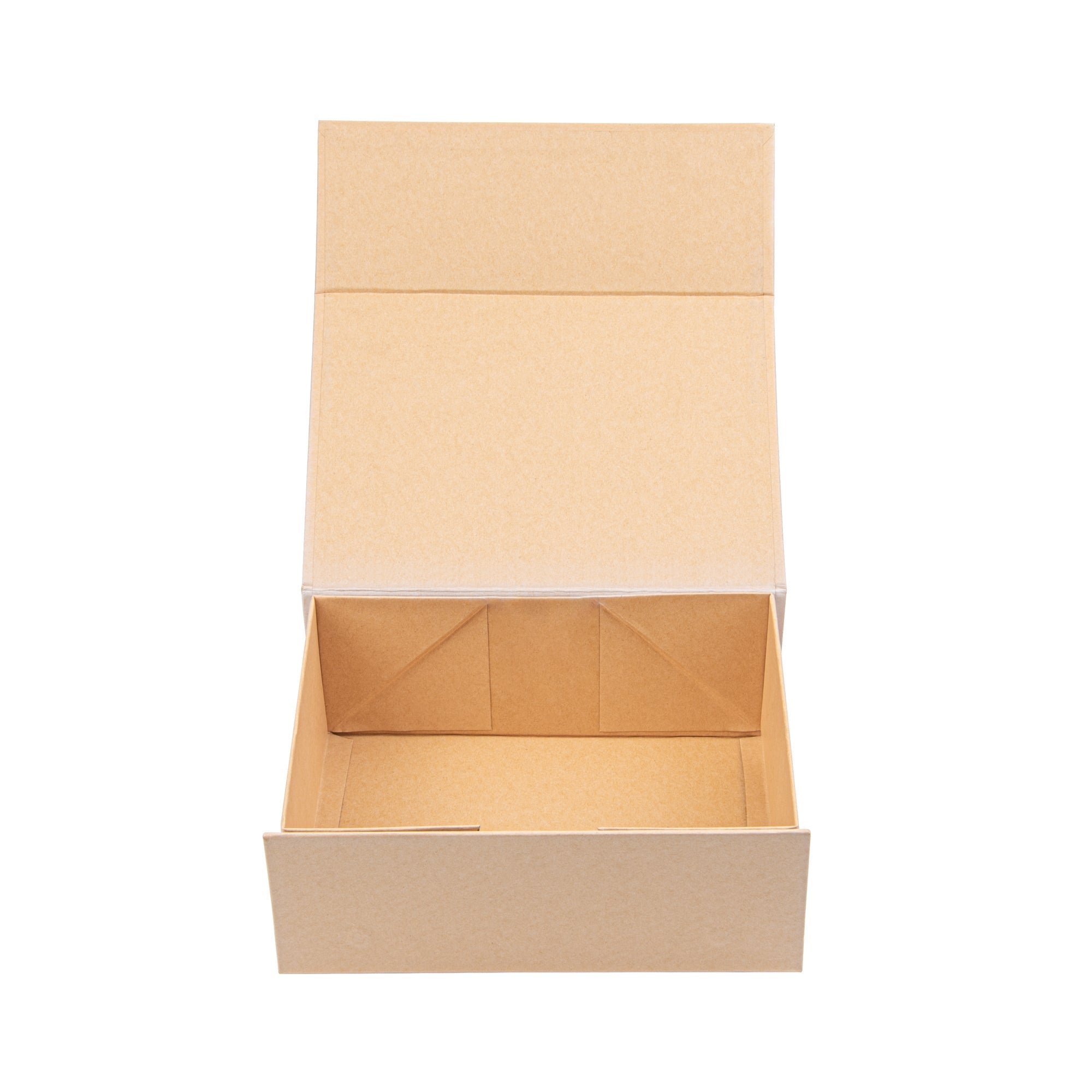 Cater Tek Rectangle Kraft Paper Medium Tic Tac Box - Magnetic - 9" x 6" x 3 1/2" - 10 count box