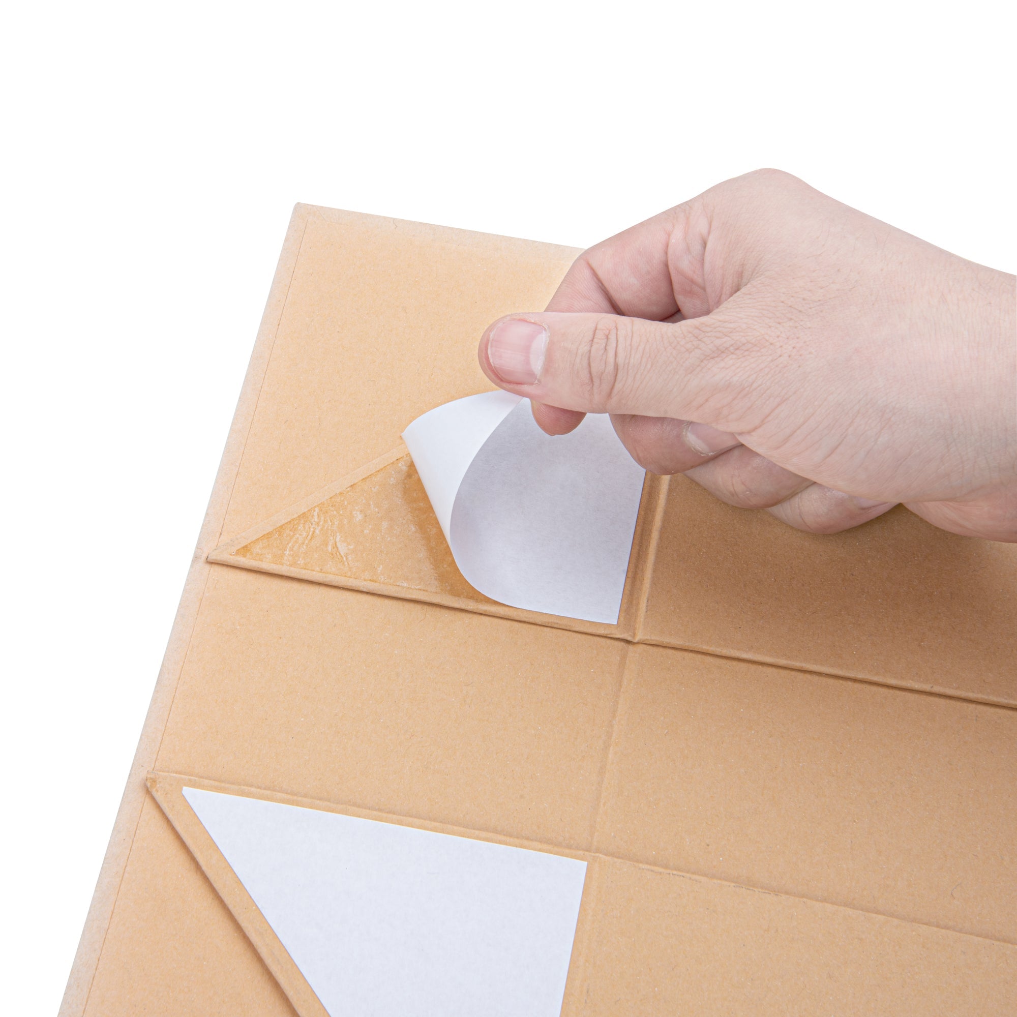 Cater Tek Rectangle Kraft Paper Large Tic Tac Box - Magnetic - 10 1/2" x 8" x 4" - 10 count box