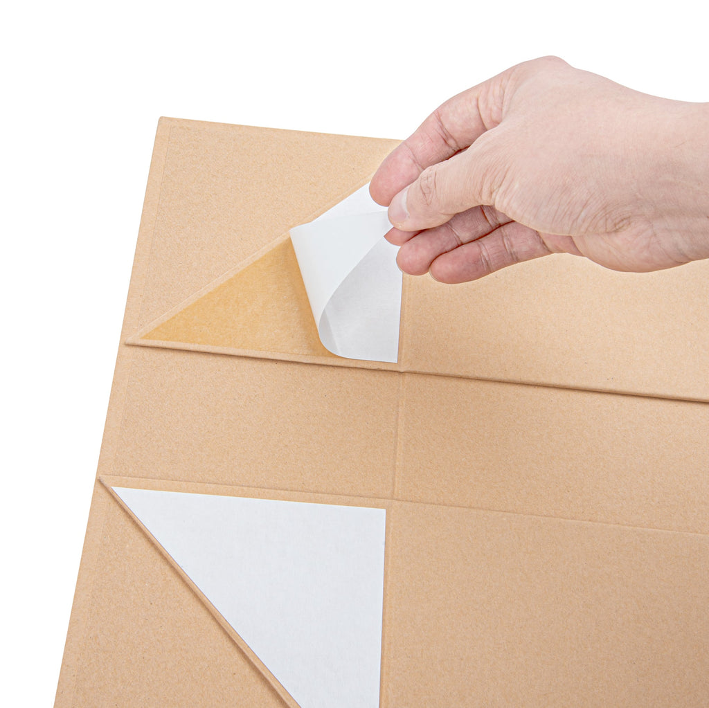 Cater Tek Rectangle Kraft Paper Extra Large Tic Tac Box - Magnetic - 12" x 10" x 5" - 10 count box
