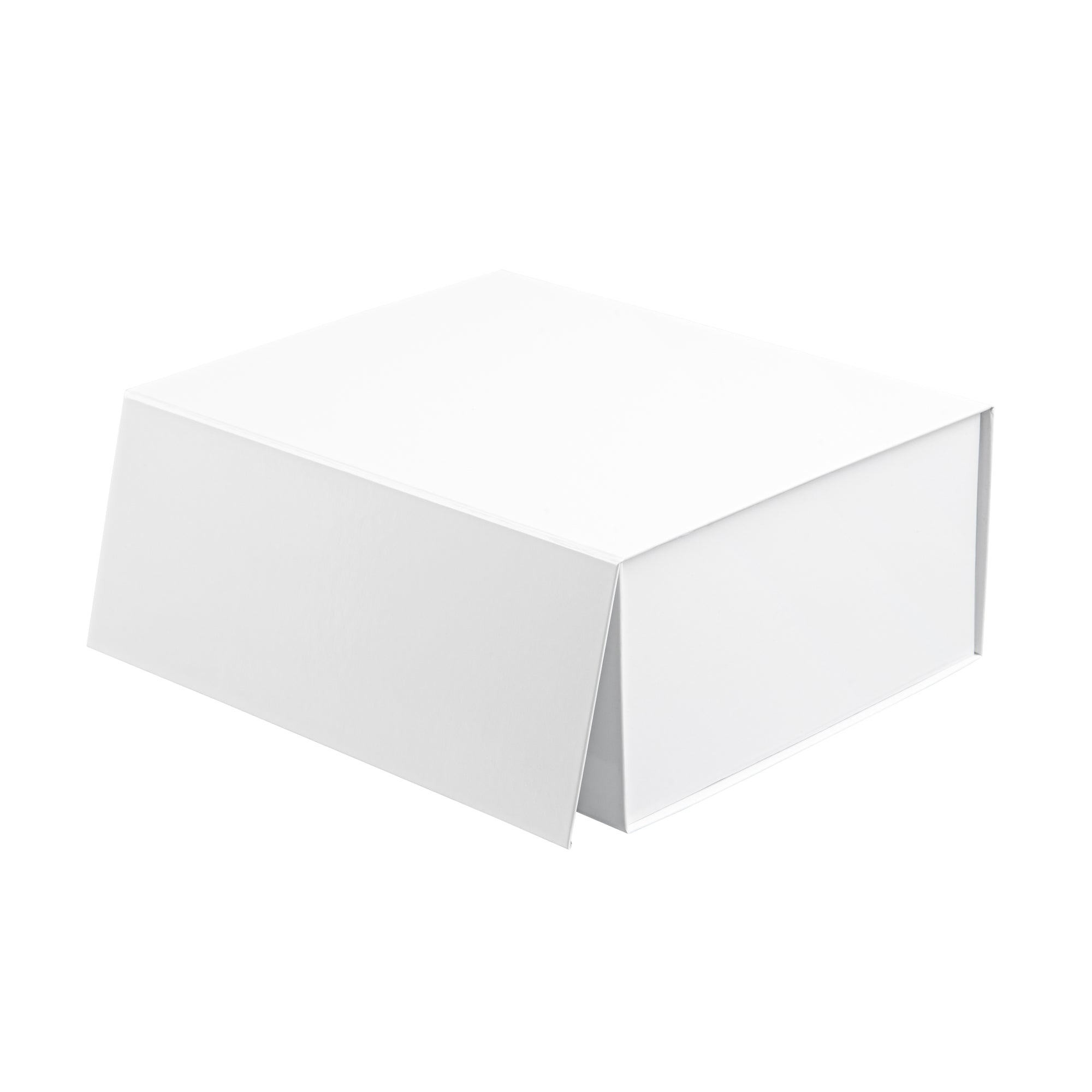 Cater Tek Rectangle White Paper Extra Large Tic Tac Box - Magnetic - 12" x 10" x 5" - 10 count box