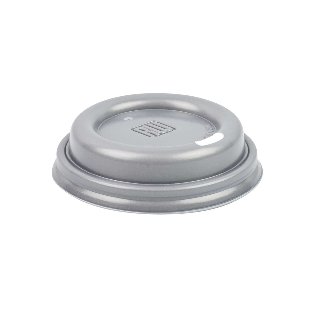 Restpresso Pewter Gray Plastic Coffee Cup Lid - Fits 4 oz - 500 count box