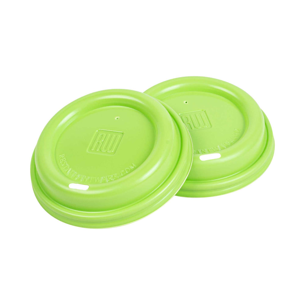 Restpresso Lime Green Plastic Coffee Cup Lid - Fits 8, 12, 16 and 20 oz - 500 count box