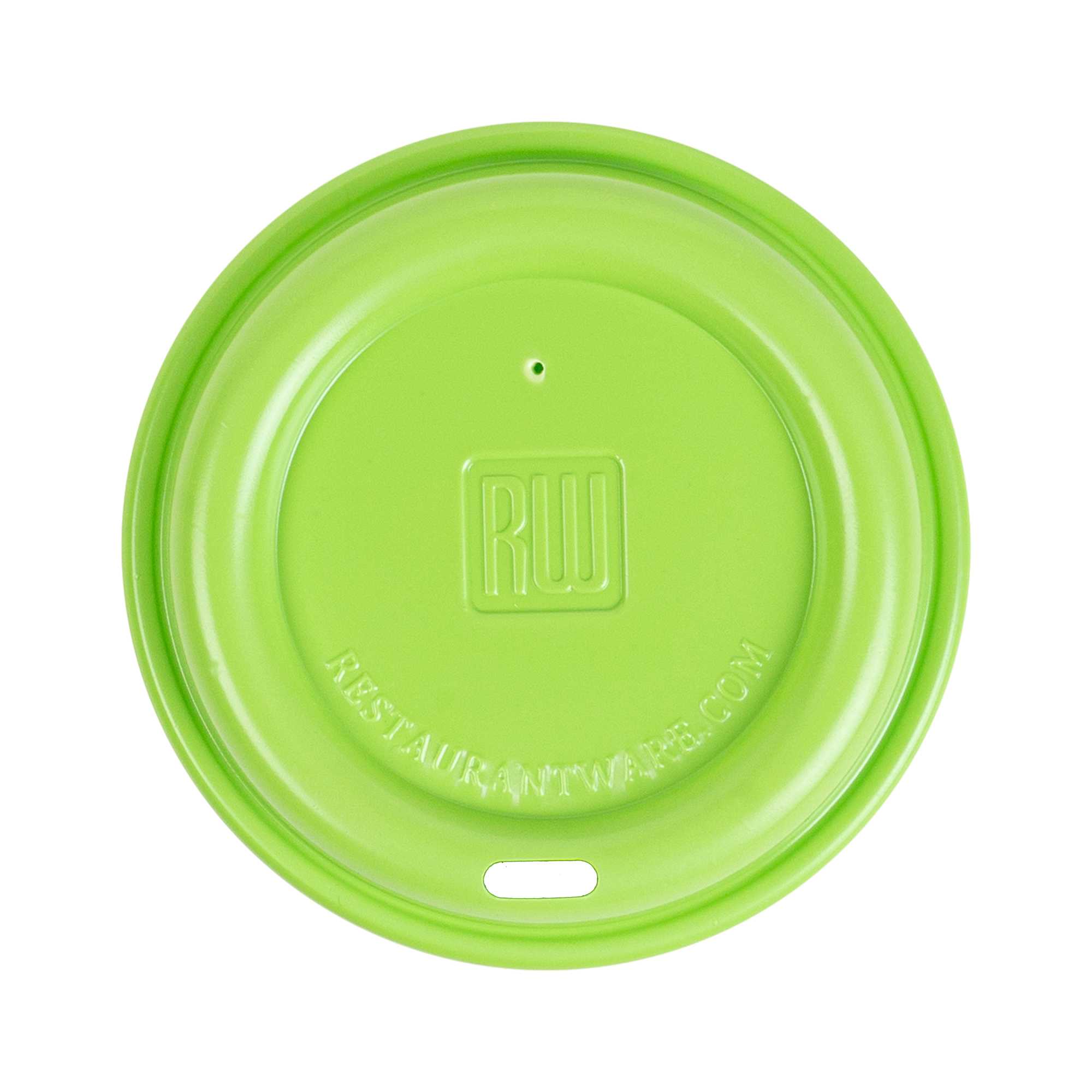 Restpresso Lime Green Plastic Coffee Cup Lid - Fits 8, 12, 16 and 20 oz - 500 count box