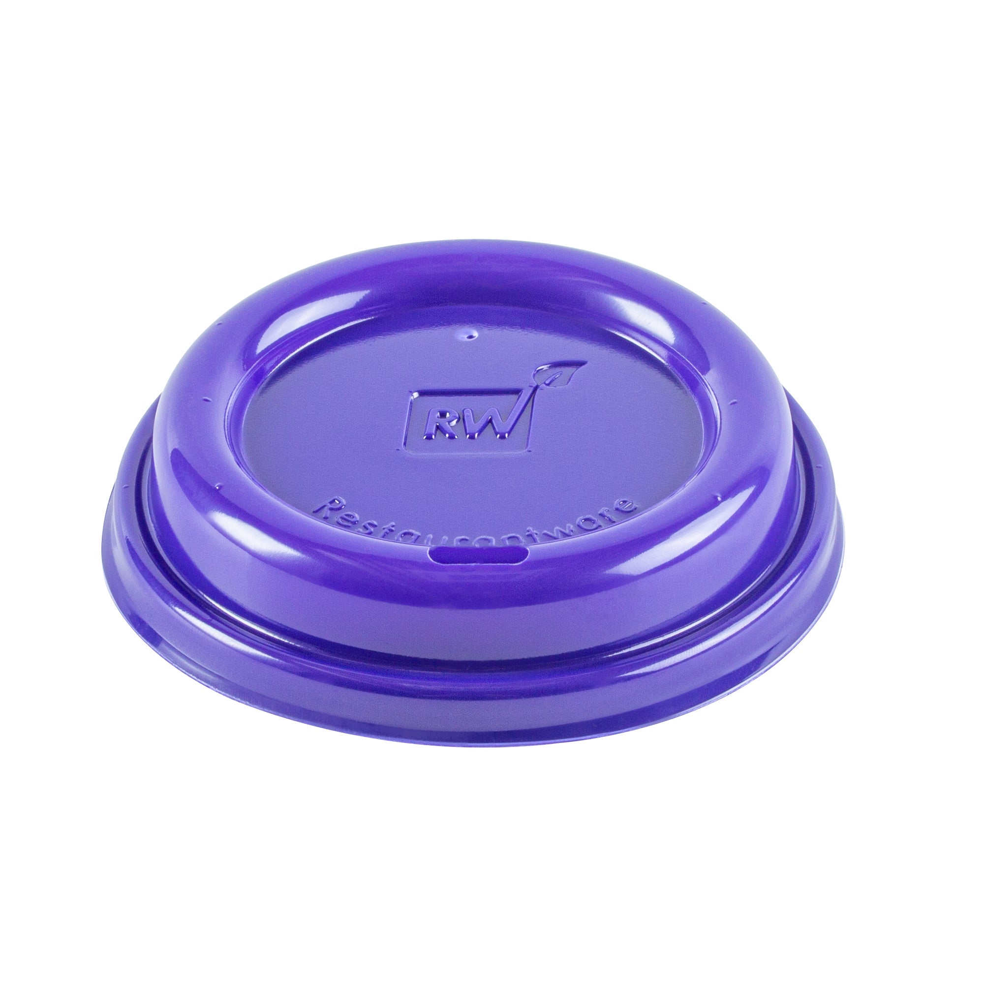 Restpresso Purple Plastic Coffee Cup Lid - Fits 8, 12, 16 and 20 oz - 500 count box