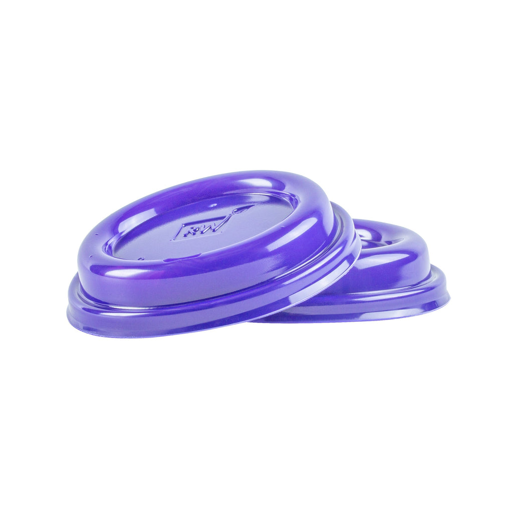 Restpresso Purple Plastic Coffee Cup Lid - Fits 8, 12, 16 and 20 oz - 500 count box