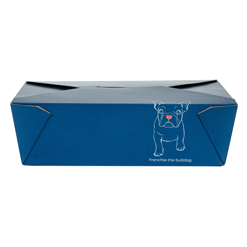 Bio Tek 71 oz Rectangle Frenchie Paper #3 Bio Box Take Out Container - 8 1/2" x 6 1/4" x 2 1/2" - 200 count box