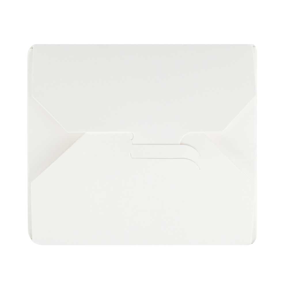 Bio Tek 32 oz Round White Paper Noodle Take Out Container - 4" x 3 1/2" x 4 1/2" - 50 count box