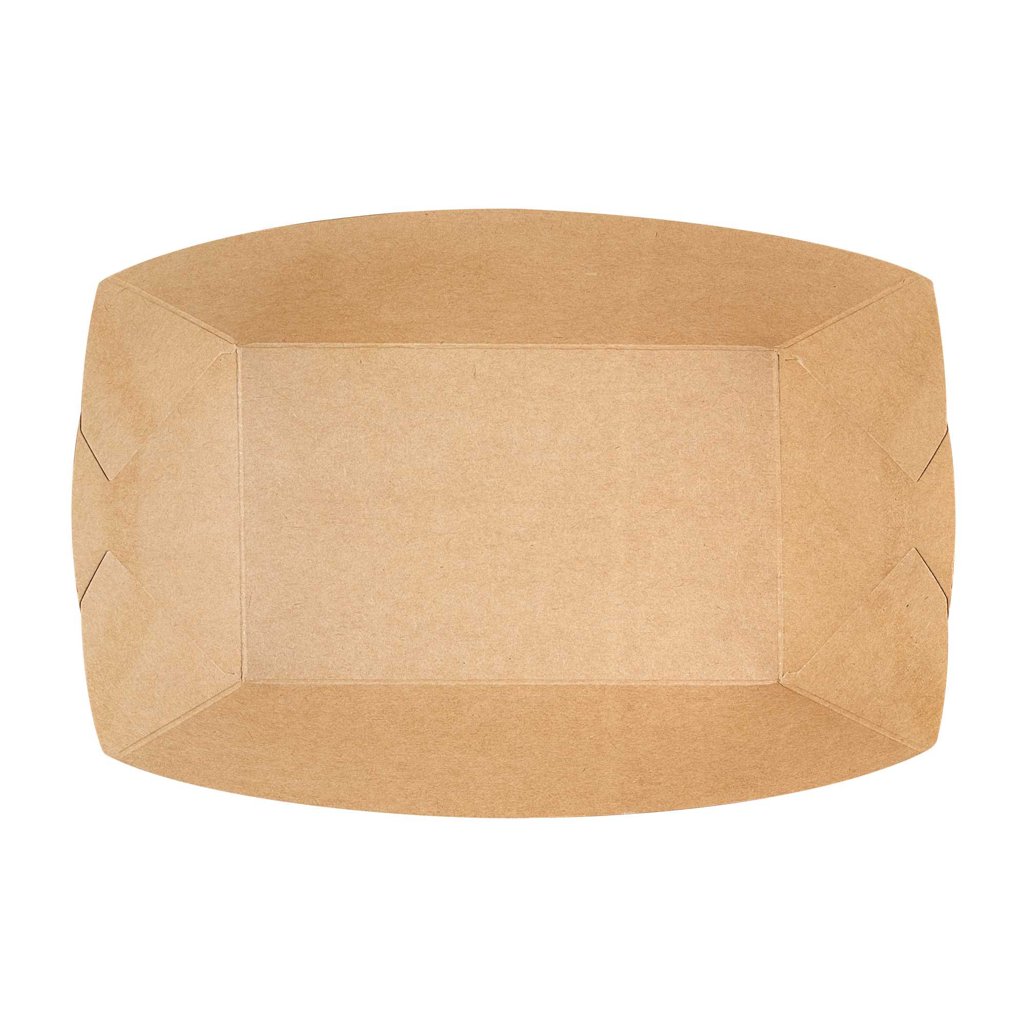 Bio Tek 1 lb Black Paper #100 Food Tray / Boat - 5 1/2" x 3 1/2" x 2" - 50 count box