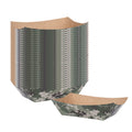 Bio Tek 1 lb Camouflage Paper #100 Food Tray / Boat - 5 1/2" x 3 1/2" x 2" - 50 count box