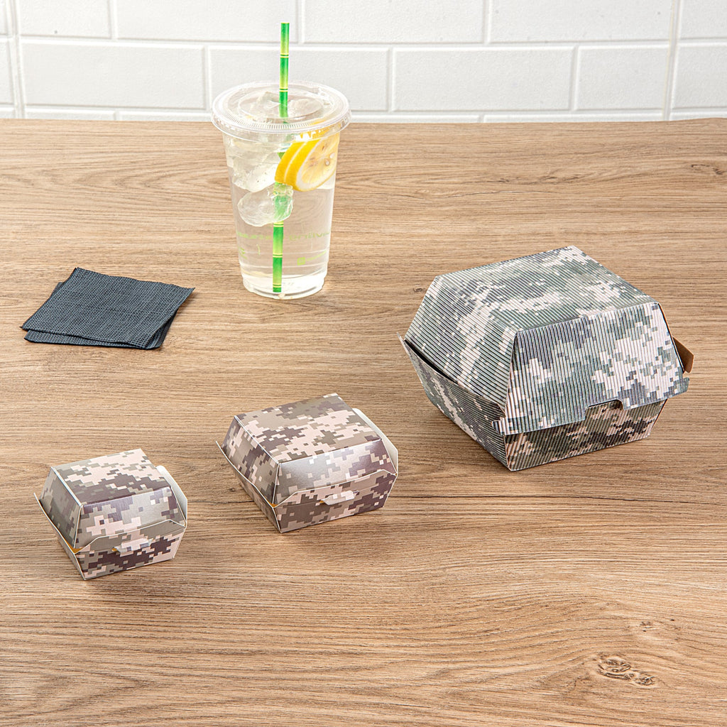 Bio Tek Camouflage Paper Slider Box - 2 1/2" x 2 1/2" x 2" - 100 count box