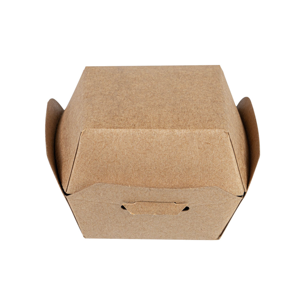 Bio Tek Kraft Paper Slider Box - 2 1/2" x 2 1/2" x 2" - 100 count box