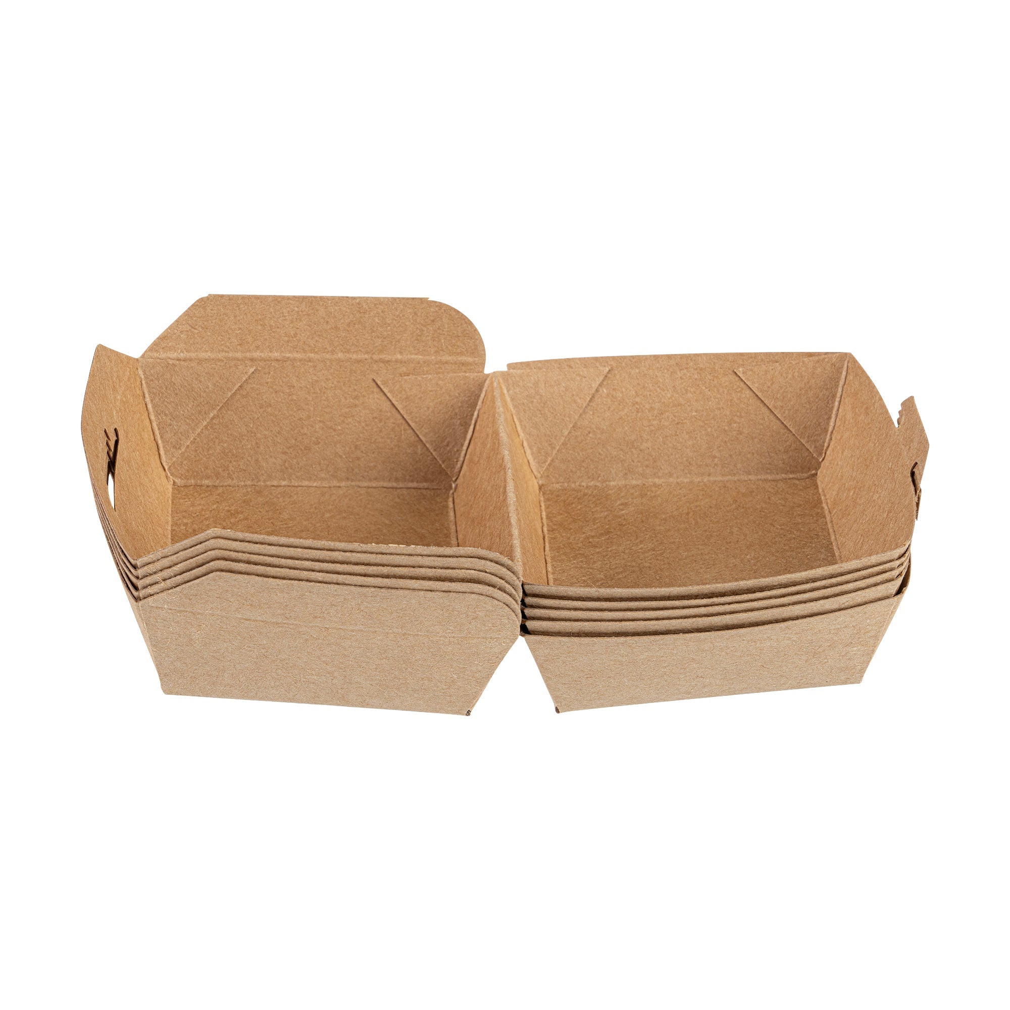 Bio Tek Kraft Paper Slider Box - 2 1/2" x 2 1/2" x 2" - 100 count box
