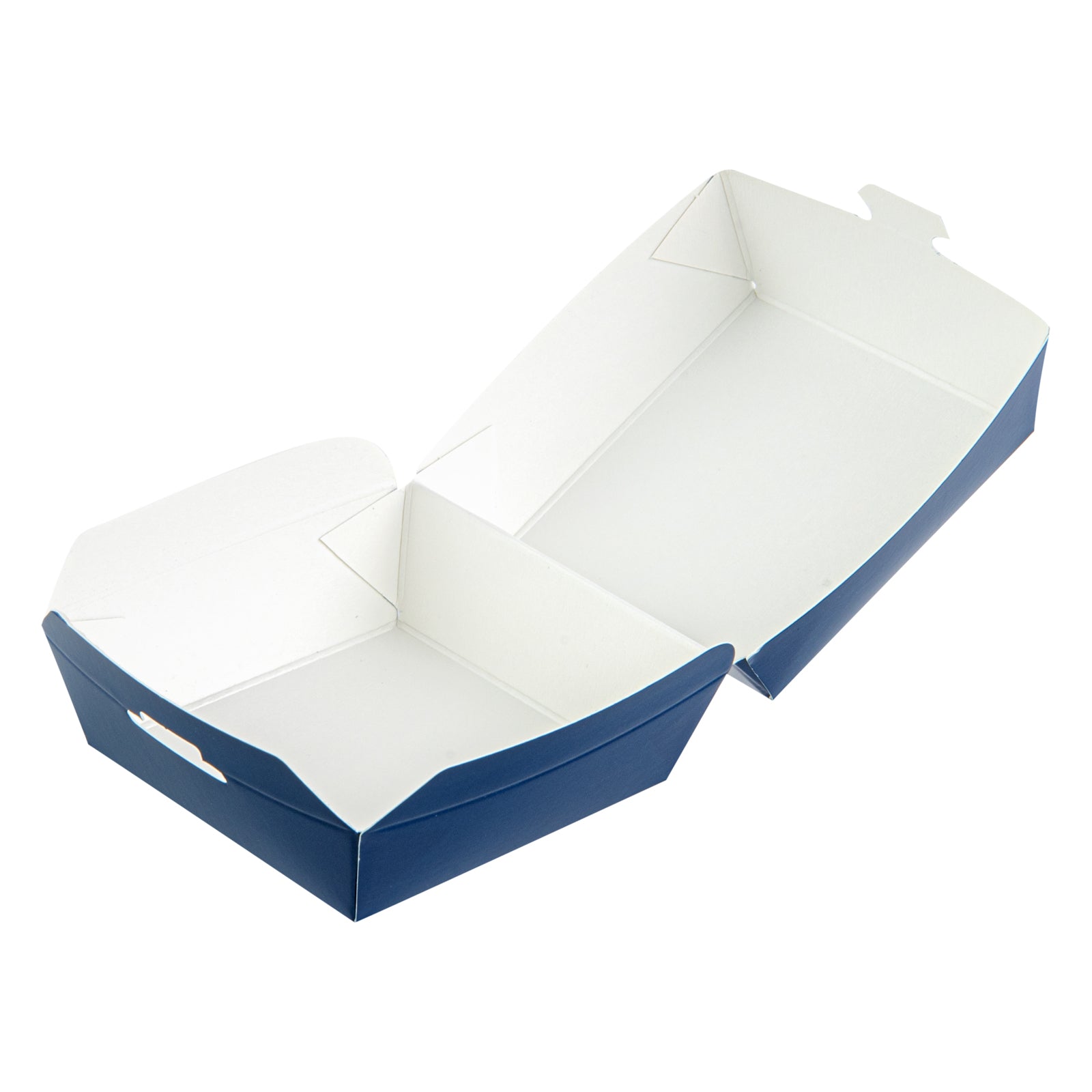 Bio Tek Frenchie Paper Mini Burger Box - 2 3/4" x 2 3/4" x 2" - 100 count box