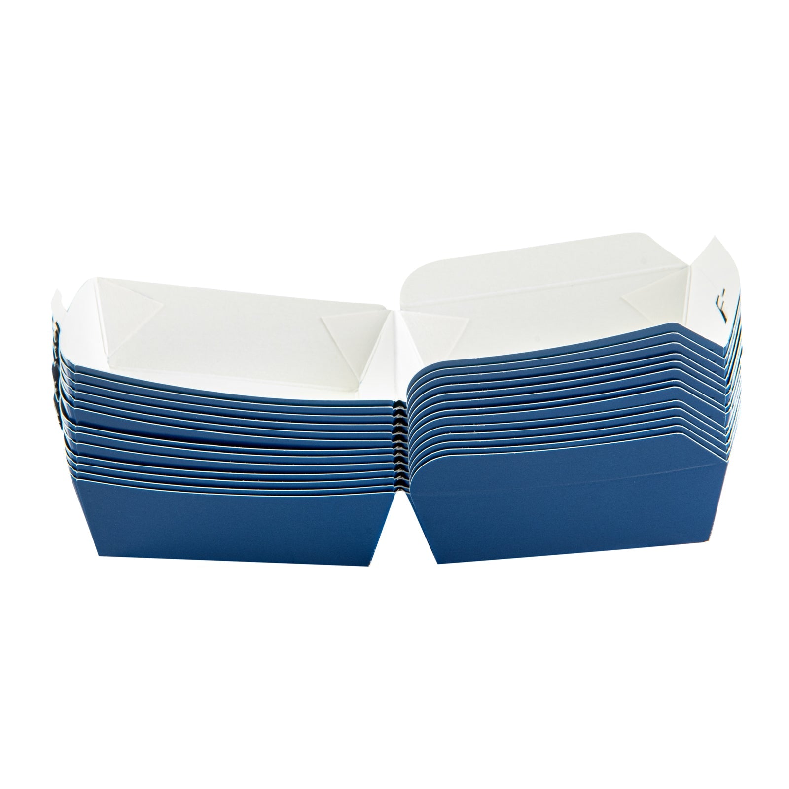 Bio Tek Frenchie Paper Mini Burger Box - 2 3/4" x 2 3/4" x 2" - 100 count box