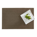 Carmel Mesh Antique Brass Vinyl Woven Placemat - 16" x 12" - 6 count box