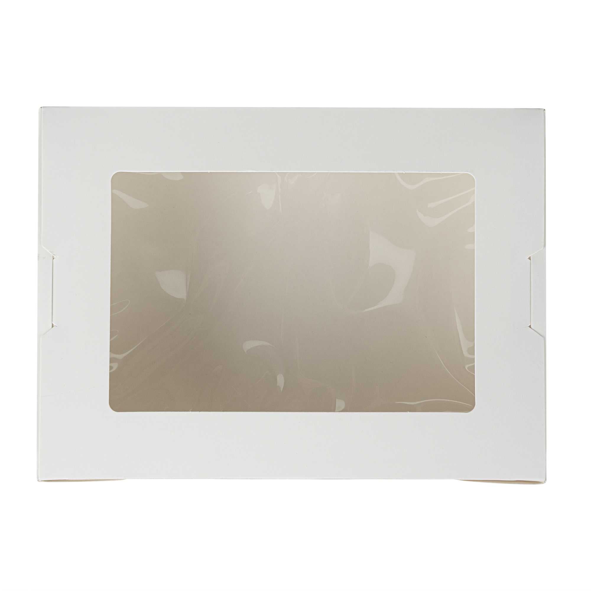 Cafe Vision 71 oz White Paper Large Take Out Container - Hinge Lock - 8 3/4" x 6 1/2" x 2 1/2" - 50 count box
