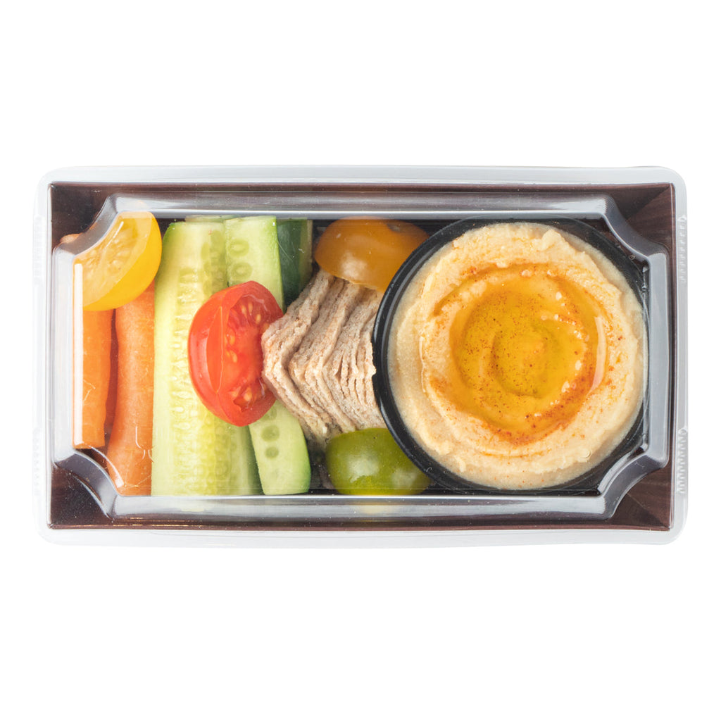 Matsuri Vision Wood Grain Paper Small Sushi Container - 4 3/4" x 2 1/2" x 1 1/2" - 100 count box