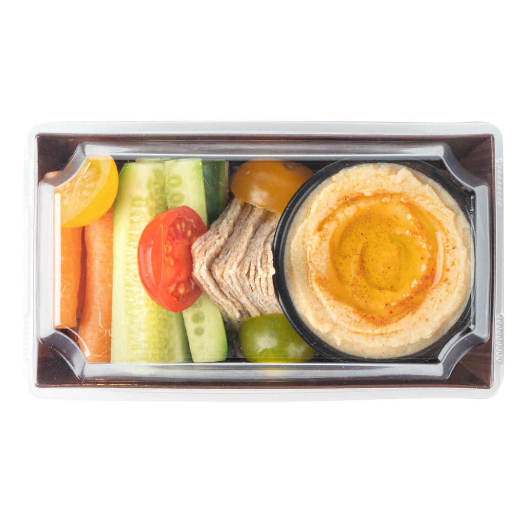Matsuri Vision Wood Grain Paper Small Sushi Container - 4 3/4" x 2 1/2" x 1 1/2" - 100 count box