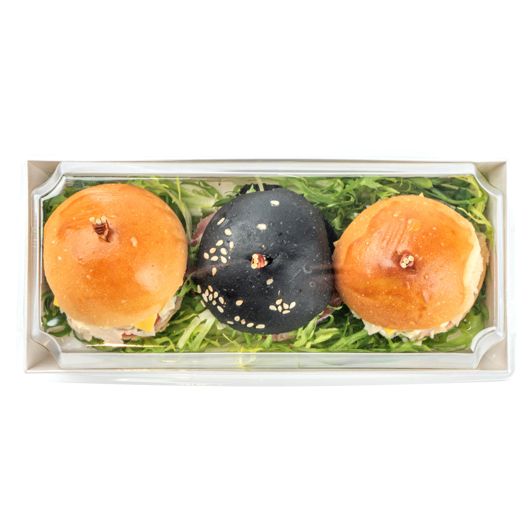 Matsuri Vision Rectangle White Paper Large Sushi Container - 7" x 2 3/4" x 1 1/2" - 100 count box