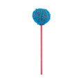Pastry Tek Red Paper Cake Pop and Lollipop Stick - Biodegradable - 6" x 5/32" - 100 count box