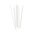 Pastry Tek White Paper Coffee Stirrer and Lollipop Stick - Biodegradable - 6" x 5/32" - 100 count box