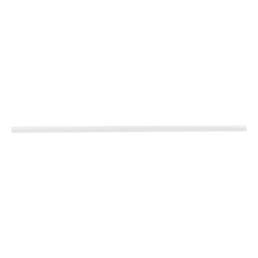 Pastry Tek White Paper Coffee Stirrer and Lollipop Stick - Biodegradable - 6" x 5/32" - 100 count box