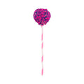 Pastry Tek Pink Paper Cake Pop and Lollipop Stick - Spirals, Biodegradable - 6" x 5/32" - 100 count box