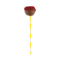 Pastry Tek Yellow Paper Cake Pop and Lollipop Stick - Spirals, Biodegradable - 6" x 5/32" - 25 count box