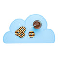 RW Kids Sky Blue Silicone Cloud Placemat - Non-Slip - 18 3/4" x 10 1/2" - 1 count box
