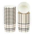Panificio 6 oz Round Plaid Paper Classic Baking Cup - Scalloped - 2 3/4" x 2 3/4" x 2 1/4" - 200 count box