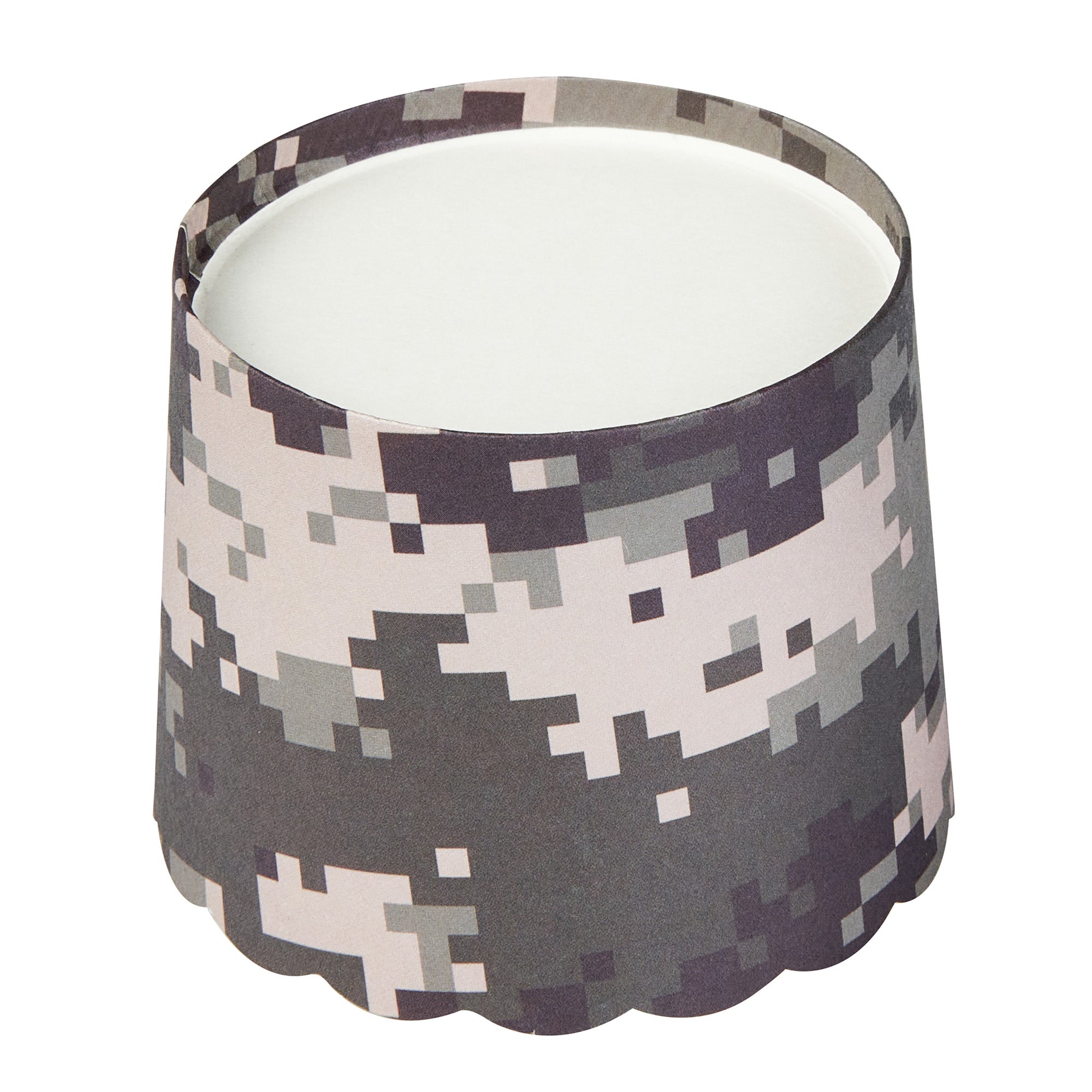 Panificio 6 oz Round Assorted Paper Classic Baking Cup - Scalloped - 2 3/4" x 2 3/4" x 2 1/4" - 200 count box