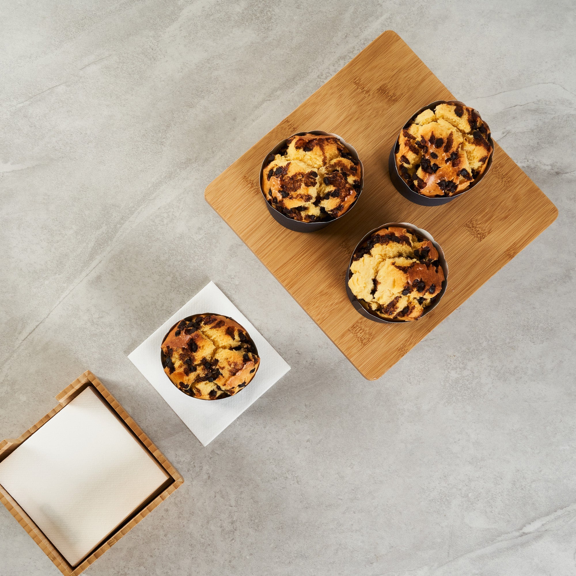 Panificio 10 oz Round Midnight Blue Paper Jumbo Baking Cup - Scalloped - 3 1/2" x 3 1/2" x 2 1/2" - 200 count box