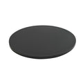 Pastry Tek Round Black Cardboard Cake Drum Board - Covered Edge - 12" x 12" x 1/2" - 1 count box