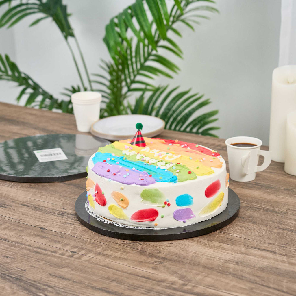 Pastry Tek Round Black Cardboard Cake Drum Board - Covered Edge - 12" x 12" x 1/2" - 1 count box