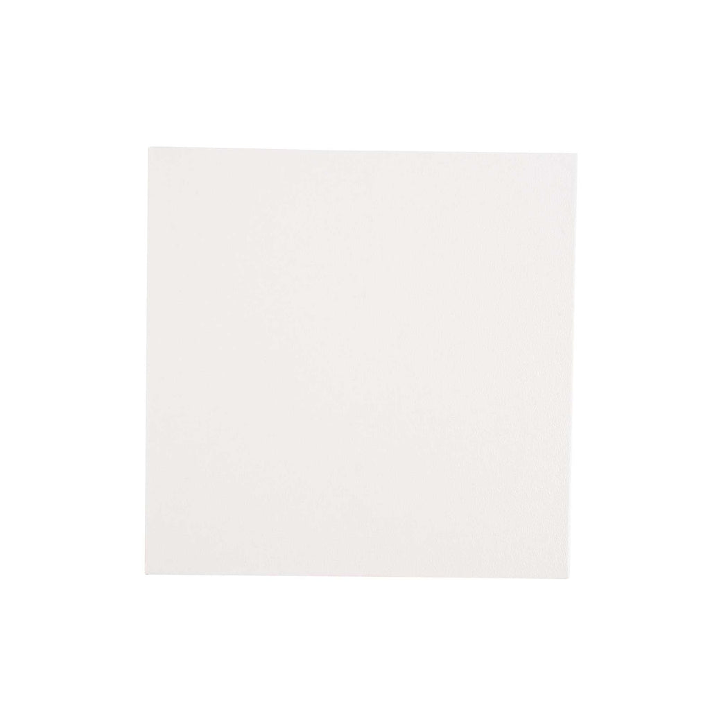 Pastry Tek Square White Cardboard Cake Drum Board - Covered Edge - 8" x 8" x 1/2" - 1 count box