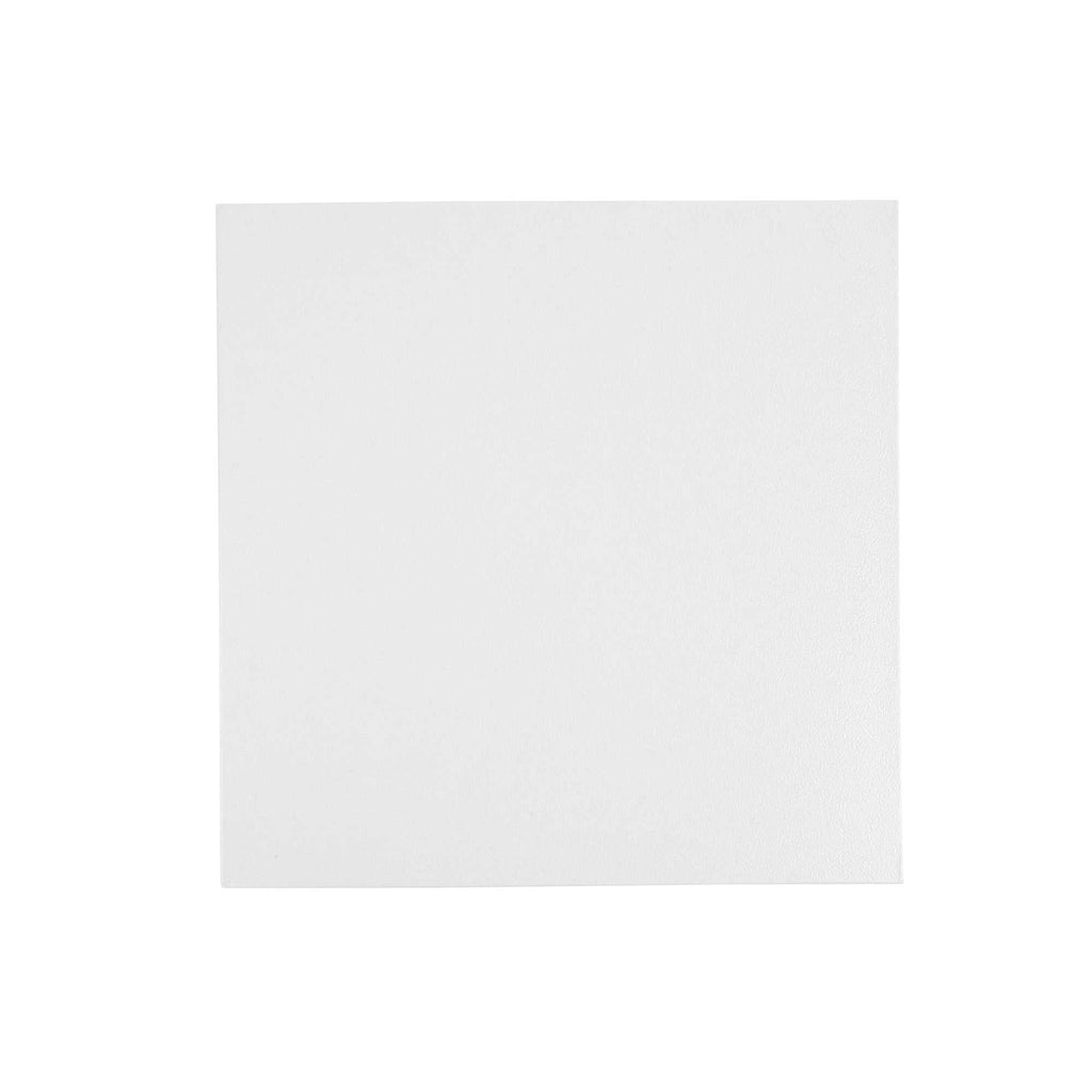 Pastry Tek Square White Cardboard Cake Drum Board - Covered Edge - 10" x 10" x 1/2" - 1 count box