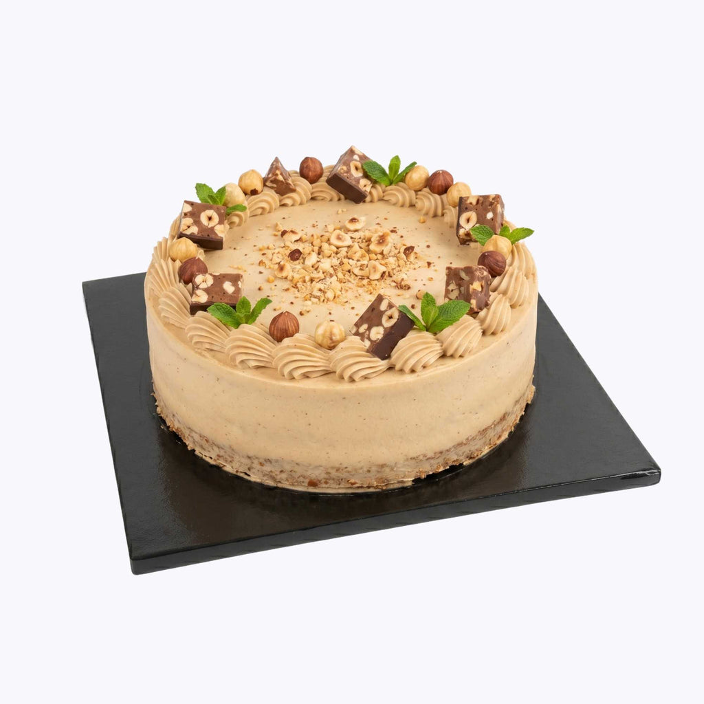 Pastry Tek Square Black Cardboard Cake Drum Board - Covered Edge - 12" x 12" x 1/2" - 1 count box